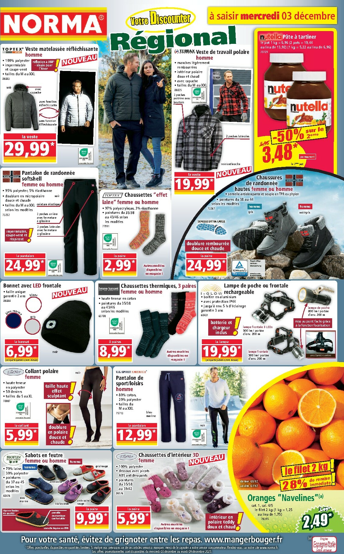 norma - Catalogue NORMA valable du 03/12 au 09/12 - page: 1