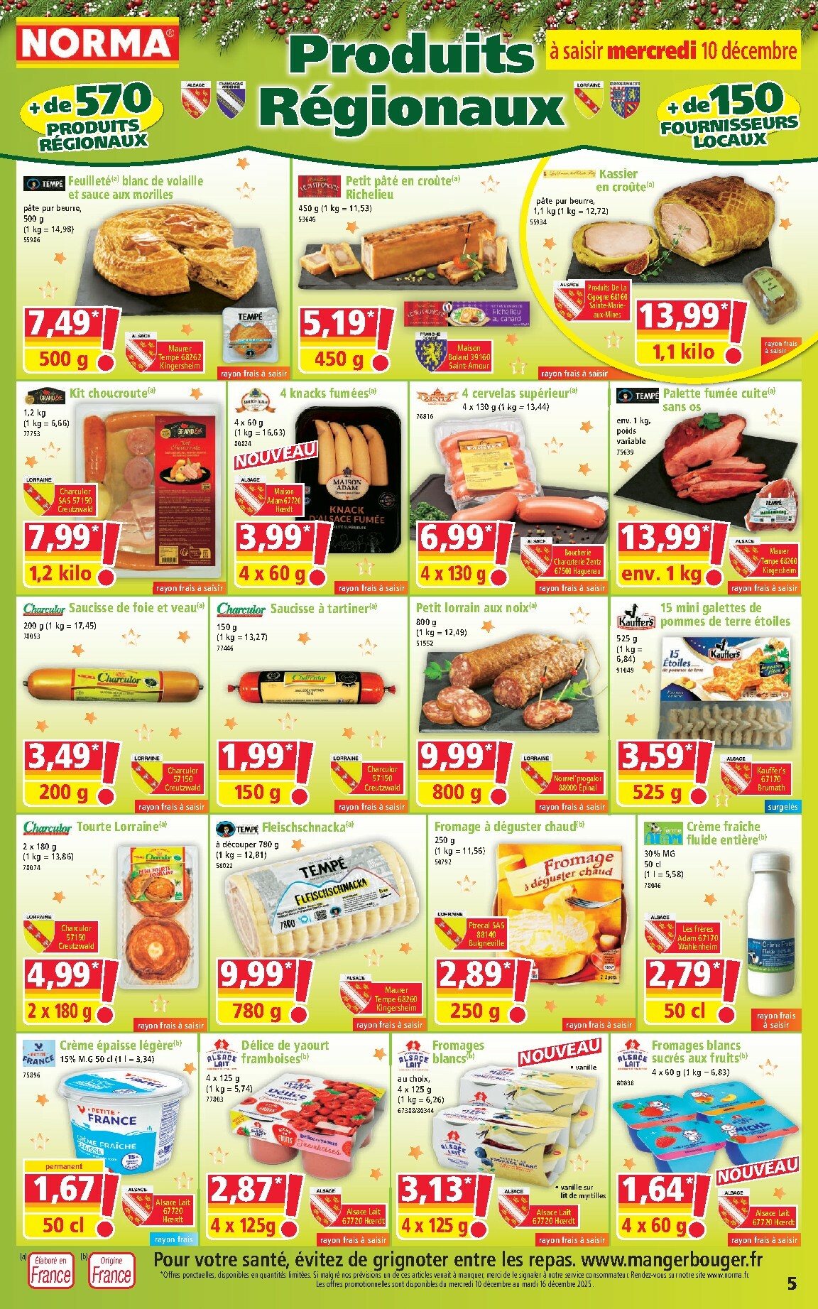 norma - Catalogue NORMA valable du 10/12 au 16/12 - page: 5