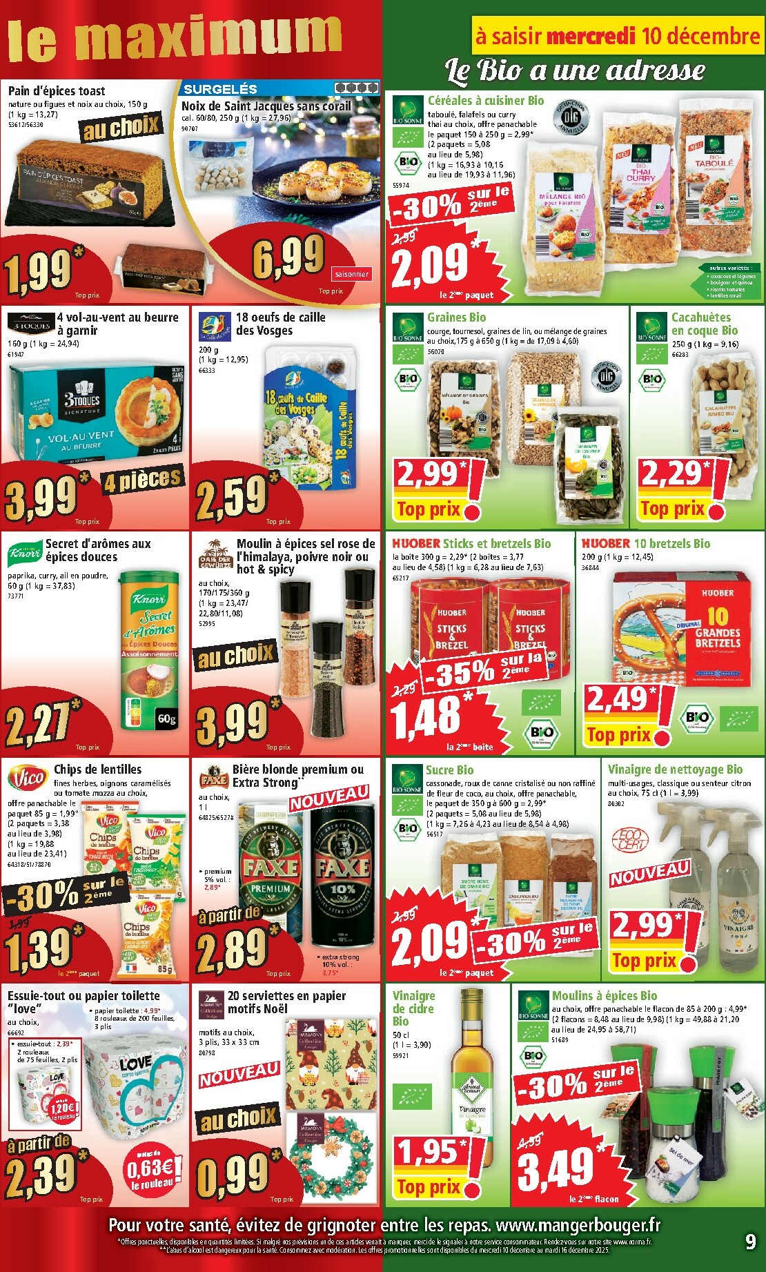 norma - Catalogue NORMA valable du 10/12 au 16/12 - page: 9