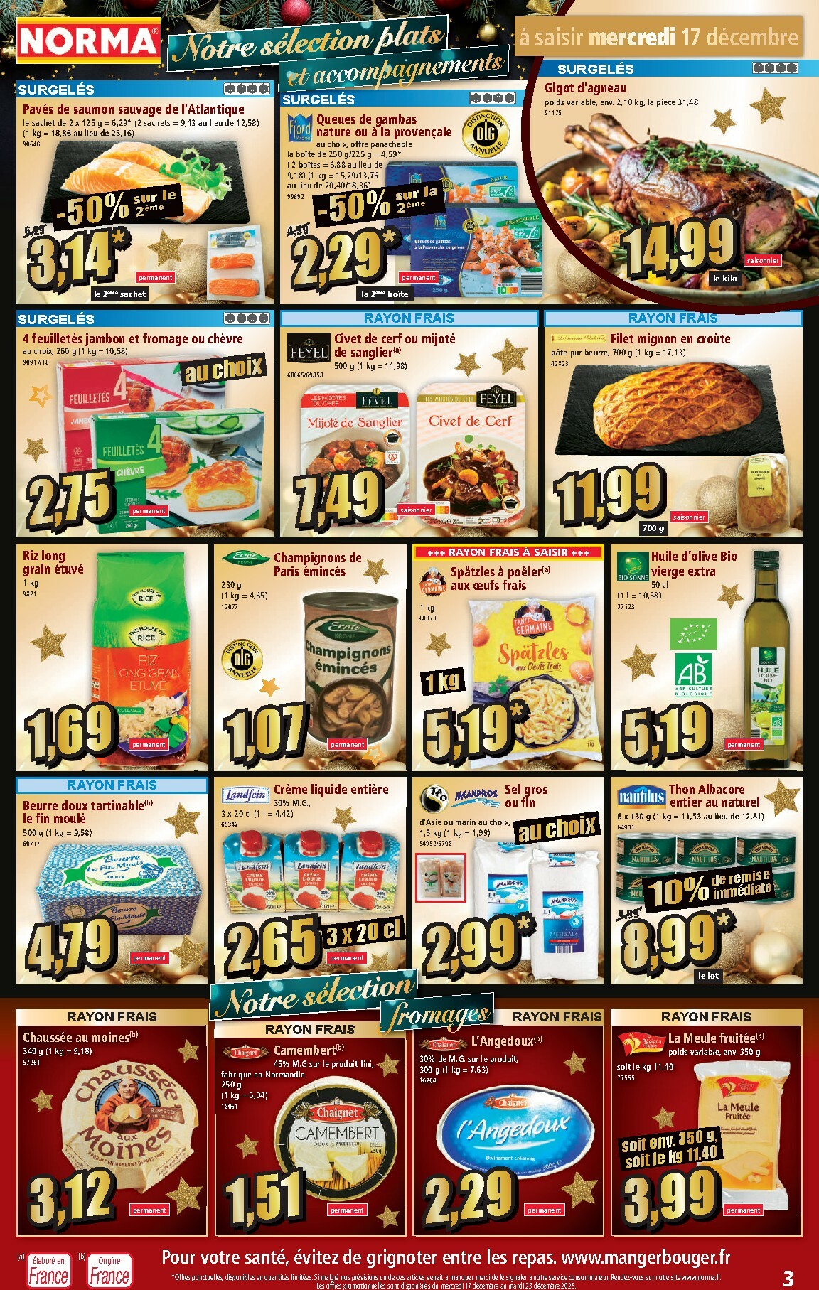 norma - Catalogue NORMA valable du 17/12 au 23/12 - page: 3