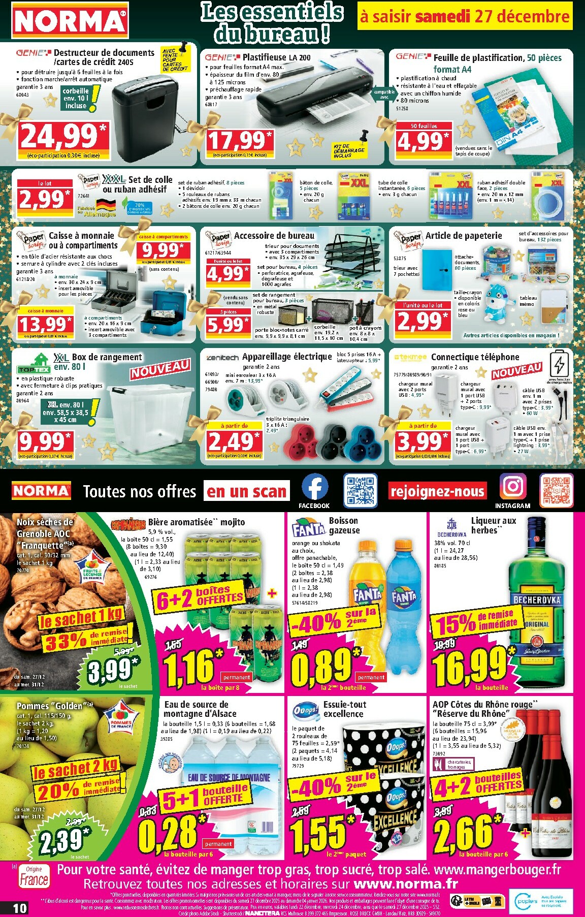 norma - Catalogue NORMA valable du 22/12 au 28/12 - page: 10