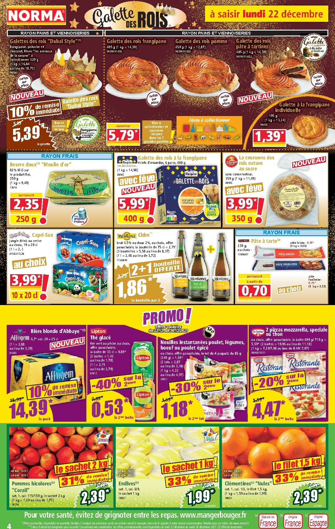 norma - Catalogue NORMA valable du 22/12 au 28/12 - page: 4