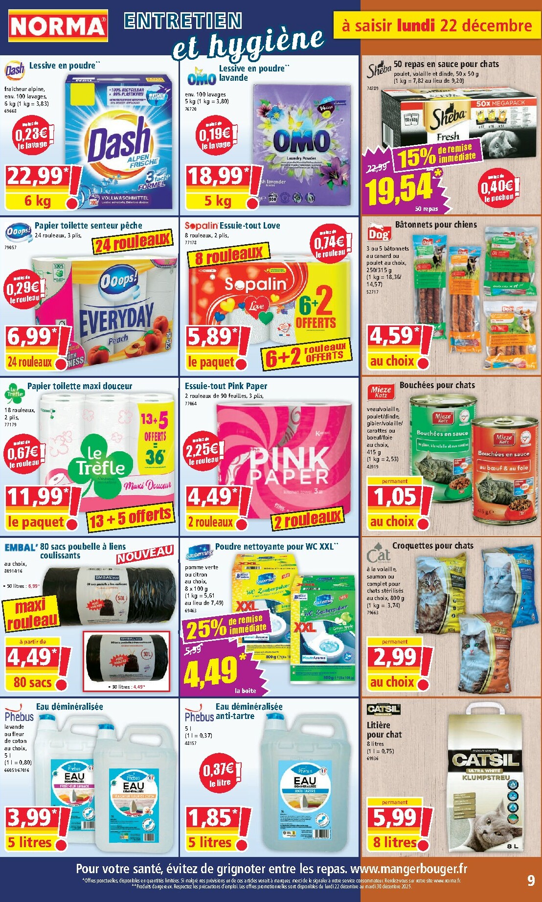 norma - Catalogue NORMA valable du 22/12 au 28/12 - page: 9