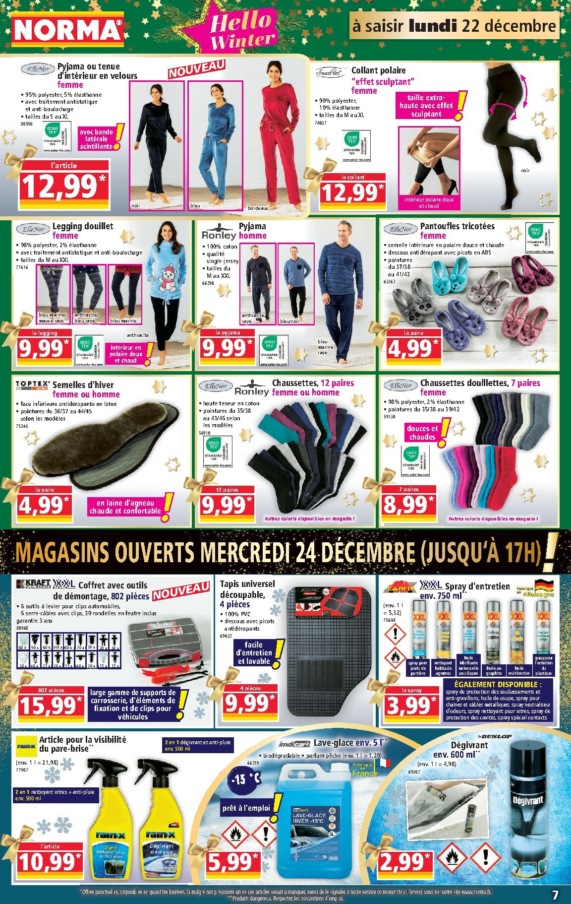 norma - Catalogue NORMA valable du 22/12 au 28/12 - page: 7