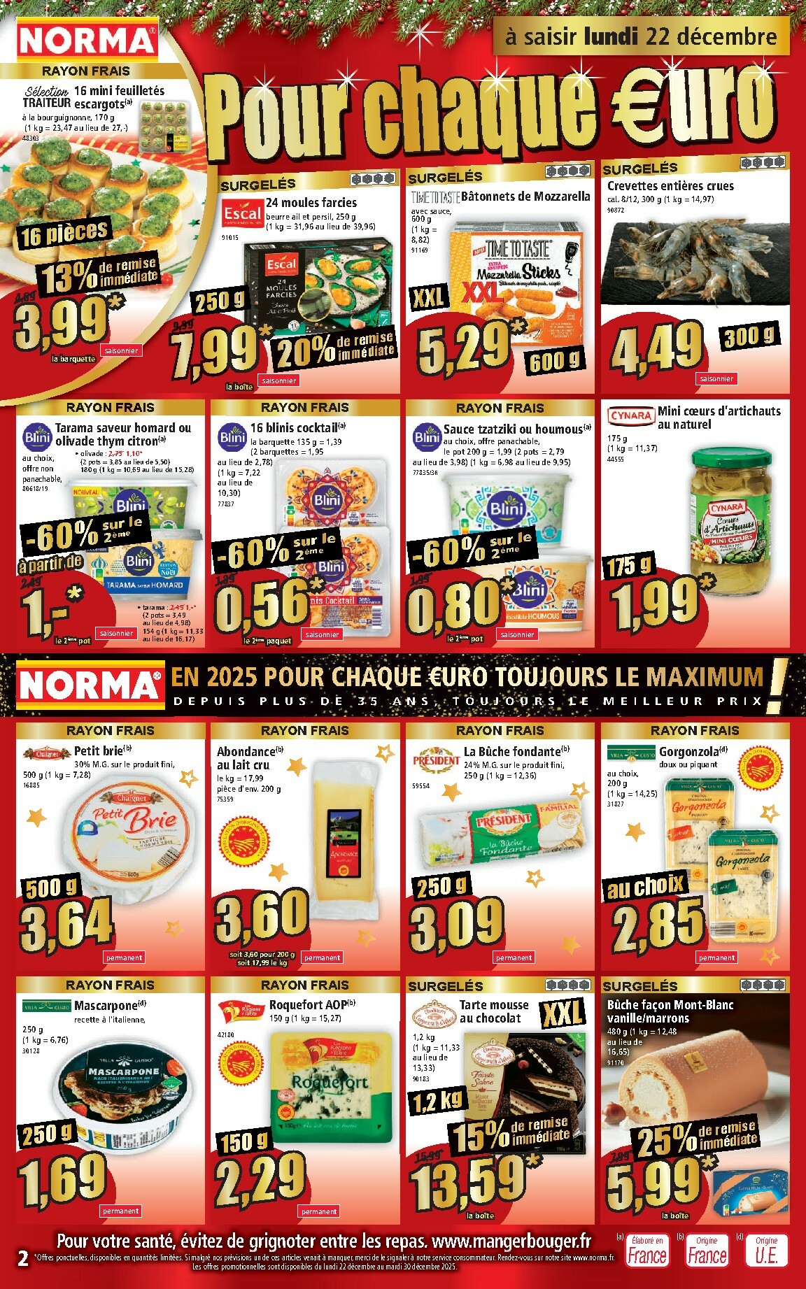 norma - Catalogue NORMA valable du 22/12 au 28/12 - page: 2