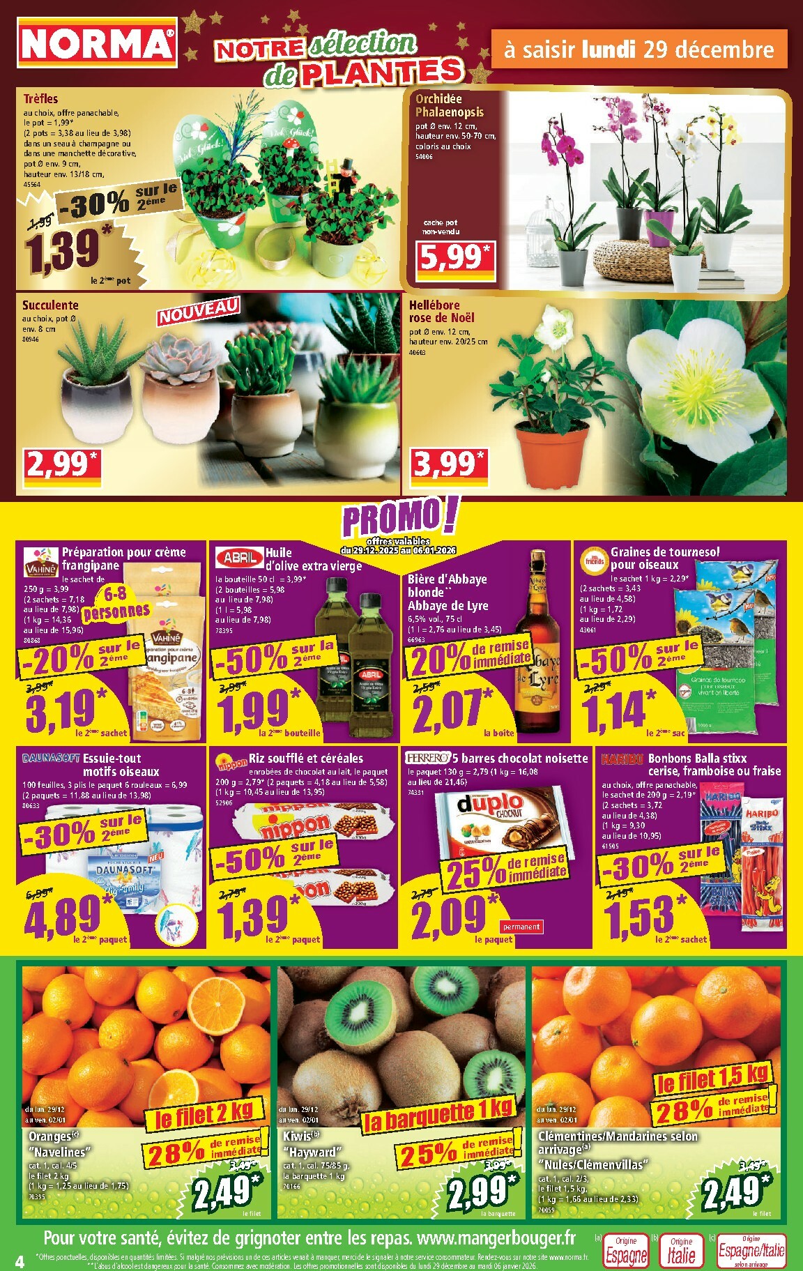 norma - Catalogue NORMA valable du 29/12 au 04/01 - page: 4