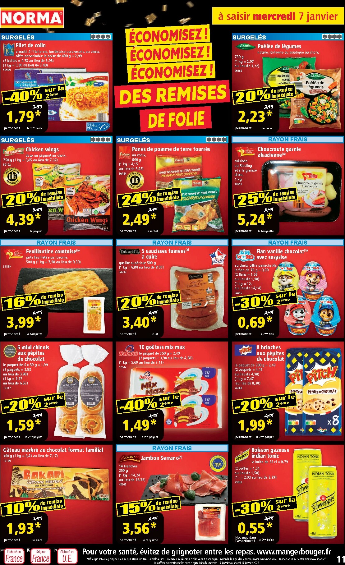 norma - Catalogue NORMA valable du 07/01 au 13/01 - page: 11