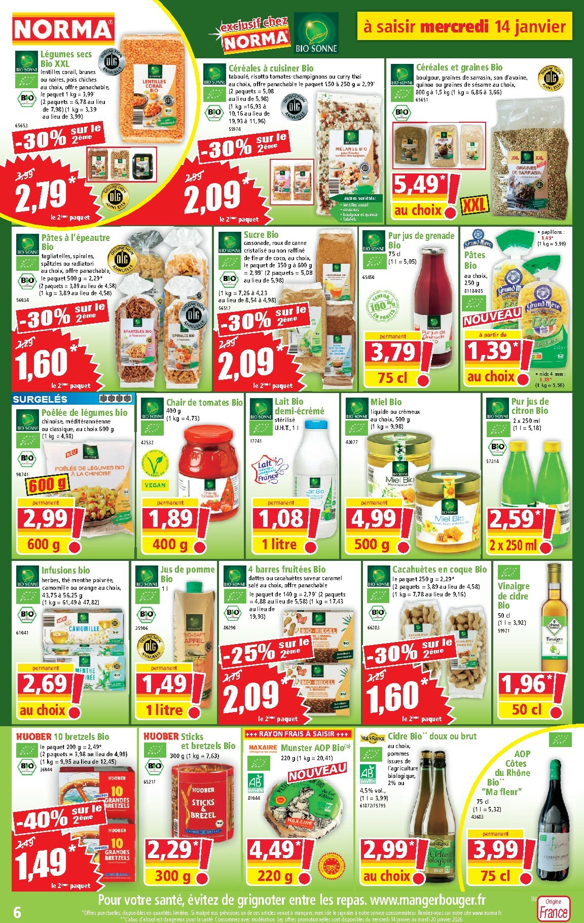 norma - Catalogue NORMA valable du 14/01 au 20/01 - page: 6