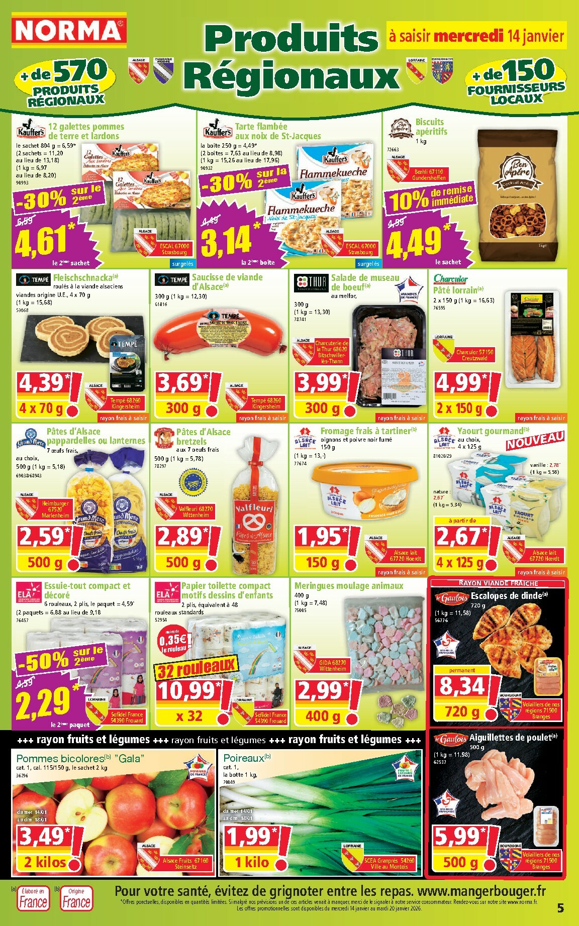 norma - Catalogue NORMA valable du 14/01 au 20/01 - page: 5