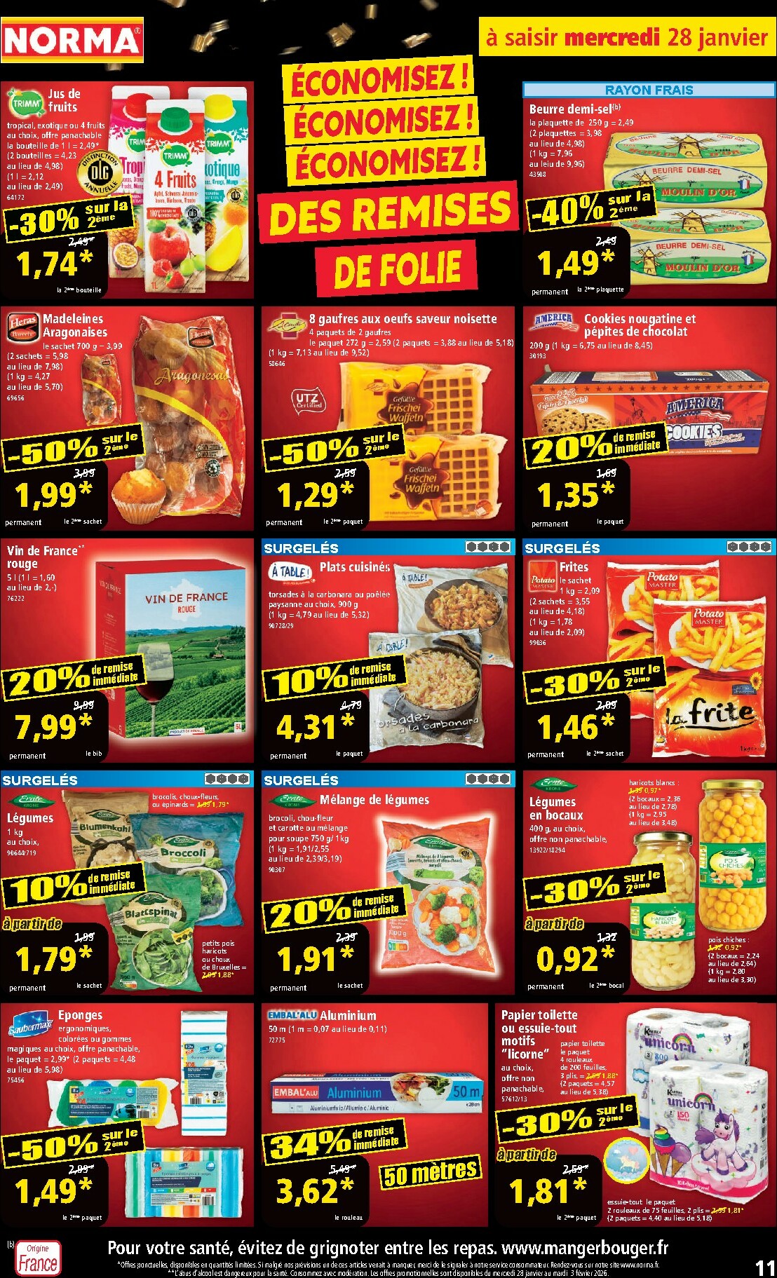 norma - Catalogue NORMA valable du 28/01 au 03/02 - page: 11