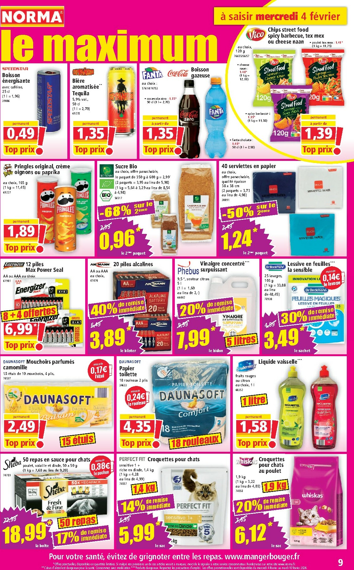 norma - Catalogue NORMA valable du 04/02 au 10/02 - page: 9