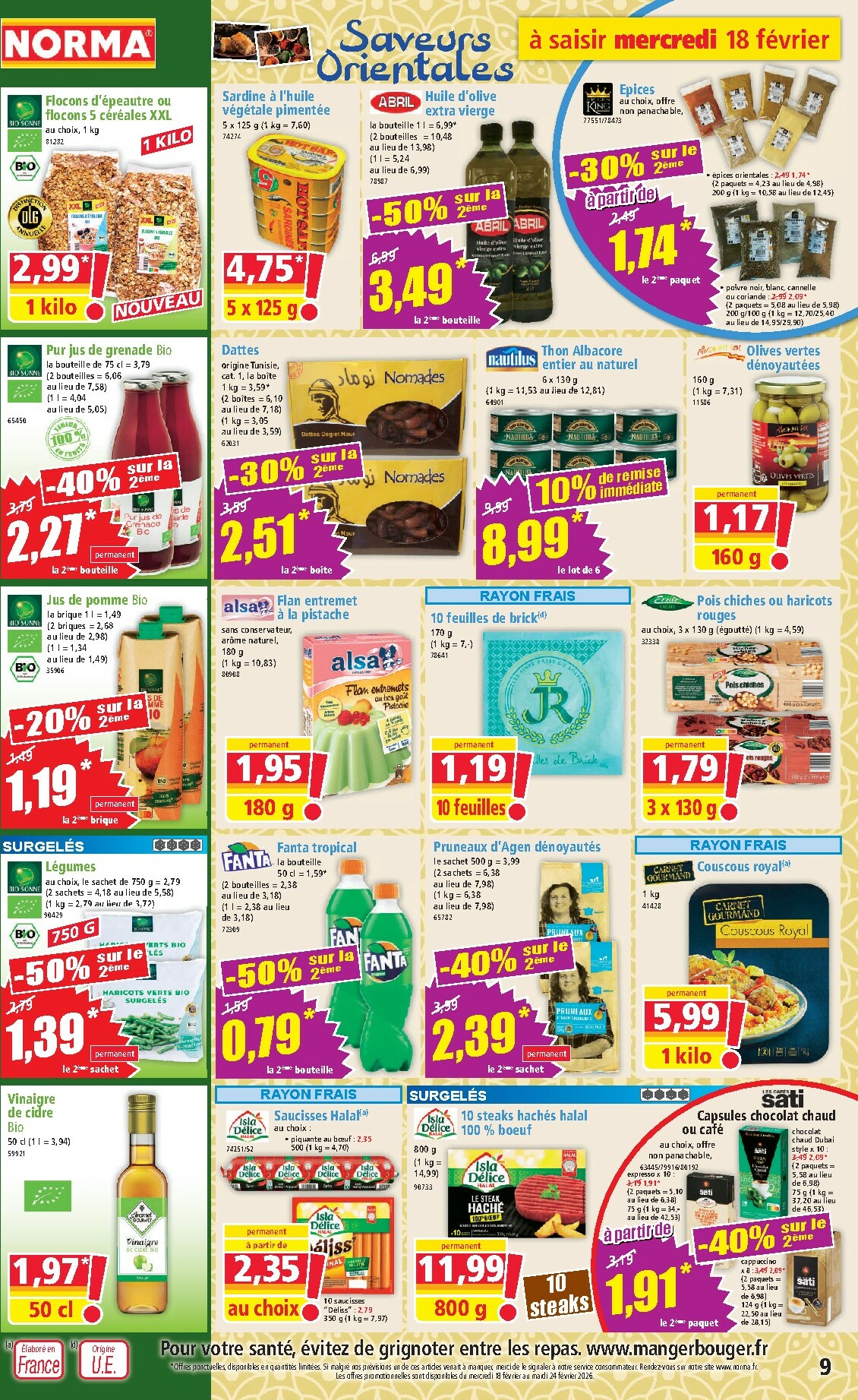 norma - Catalogue NORMA valable du 18/02/2026 au 24/02/2026 - page: 9