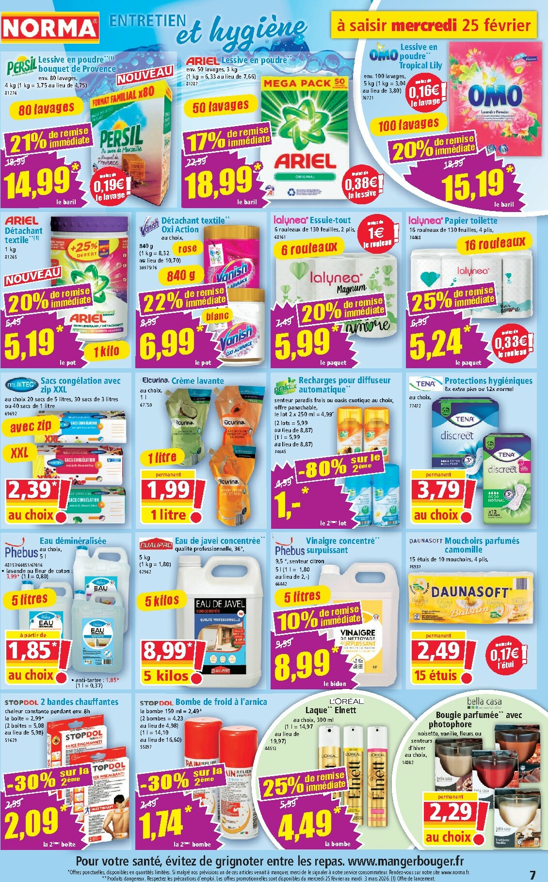 norma - Catalogue NORMA valable du 25/02/2026 au 03/03/2026 - page: 7