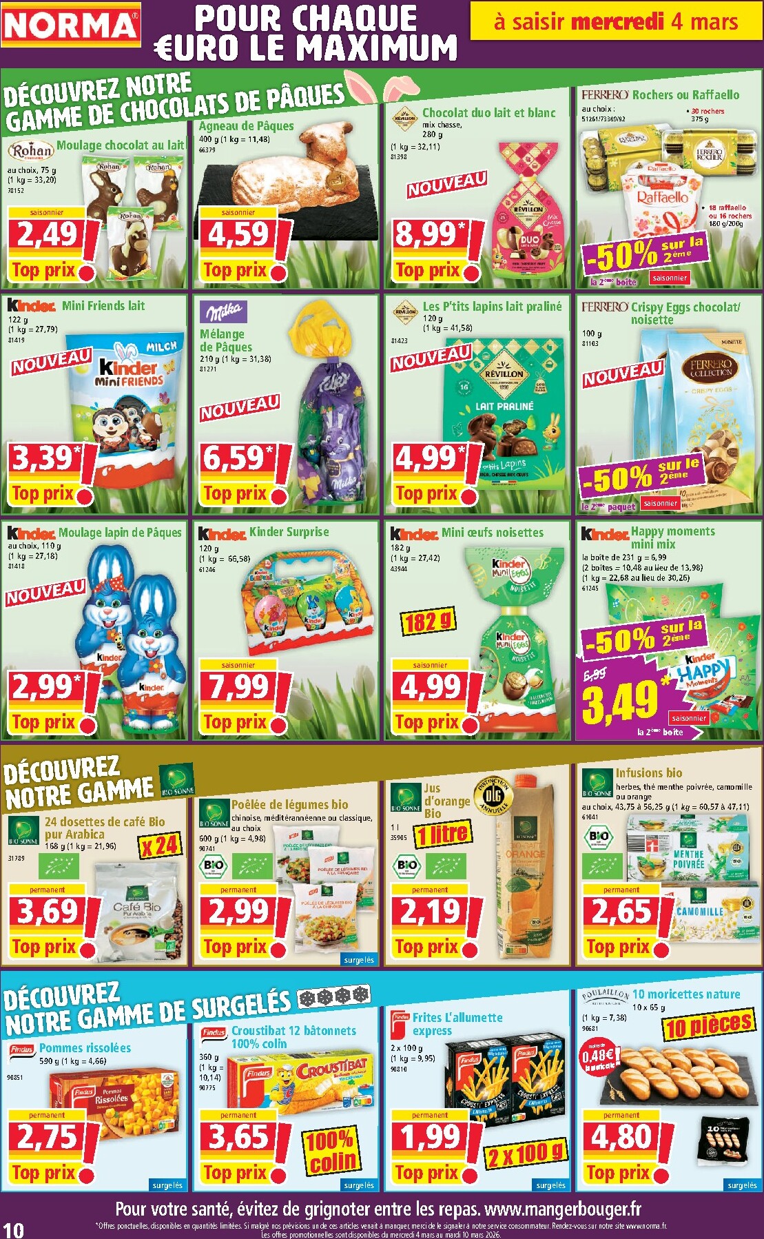 norma - Catalogue NORMA valable du 04/03/2026 au 10/03/2026 - page: 10