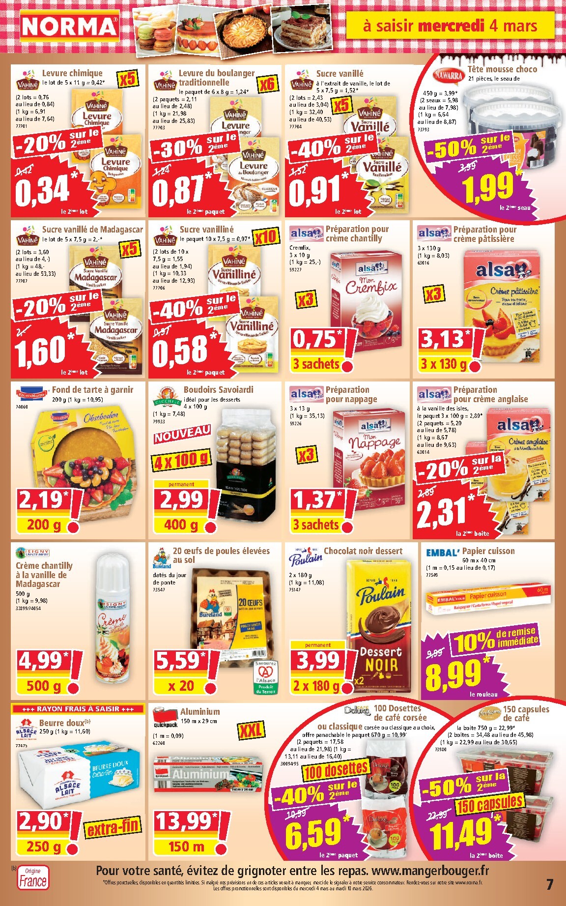 norma - Catalogue NORMA valable du 04/03/2026 au 10/03/2026 - page: 7