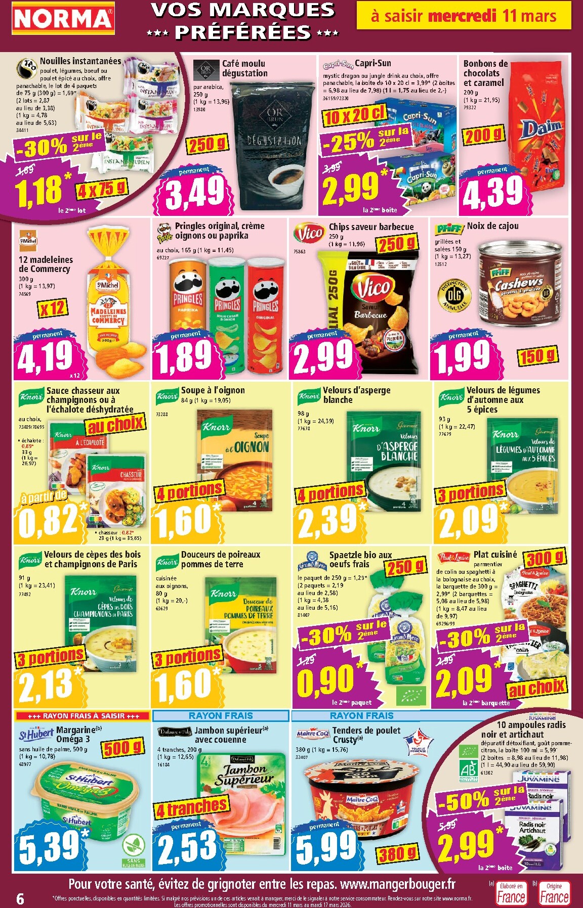 norma - Catalogue NORMA valable du 11/03/2026 au 17/03/2026 - page: 6