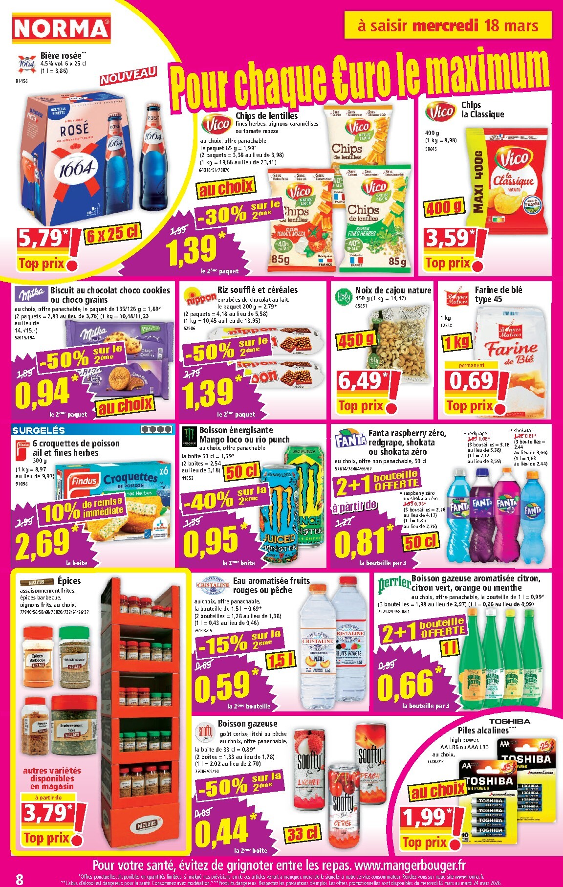 norma - Catalogue NORMA valable du 18/03/2026 au 24/03/2026 - page: 8