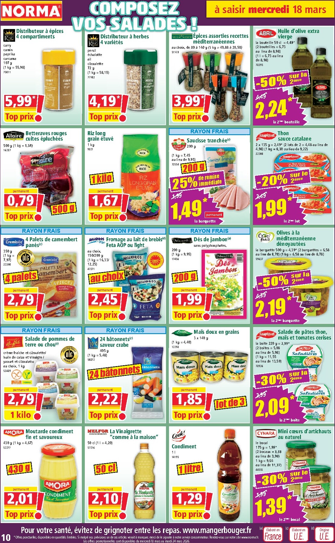 norma - Catalogue NORMA valable du 18/03/2026 au 24/03/2026 - page: 10