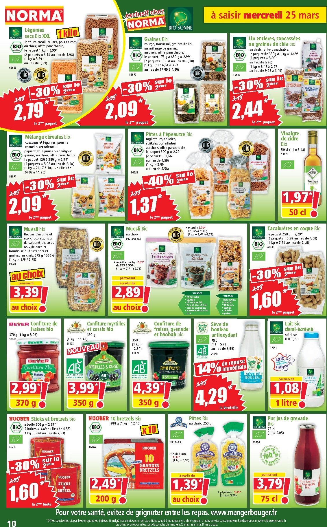 norma - Catalogue NORMA valable du 25/03/2026 au 31/03/2026 - page: 10