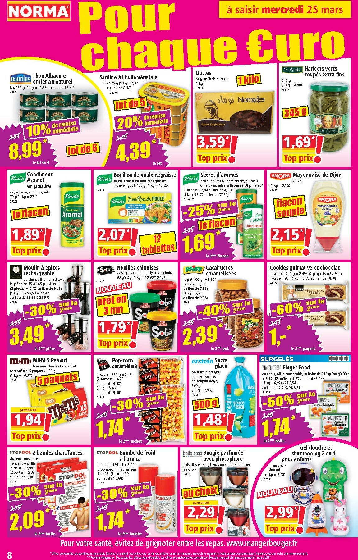 norma - Catalogue NORMA valable du 25/03/2026 au 31/03/2026 - page: 8