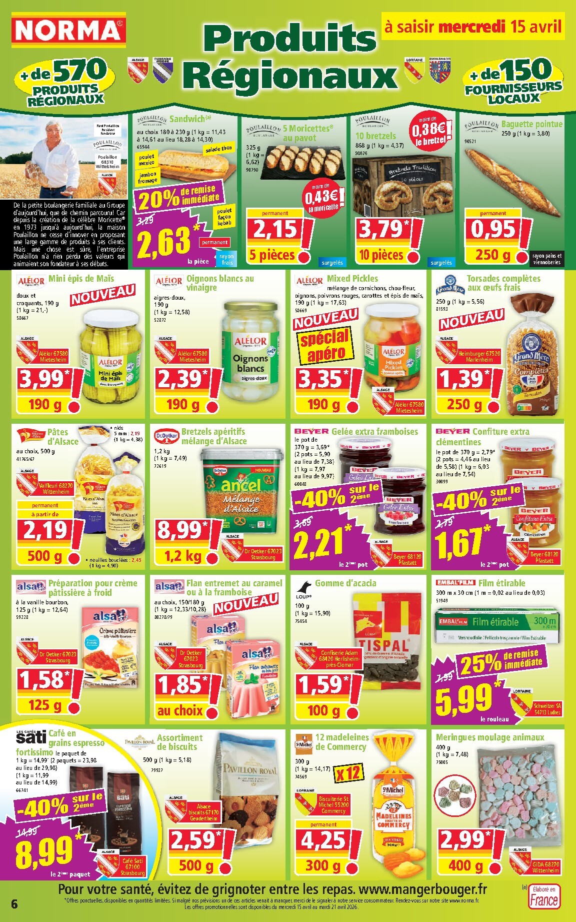 norma - Flyer NORMA pour la semaine prochaine du du mercredi 15/04/2026 au du mardi 21/04/2026 - page: 6