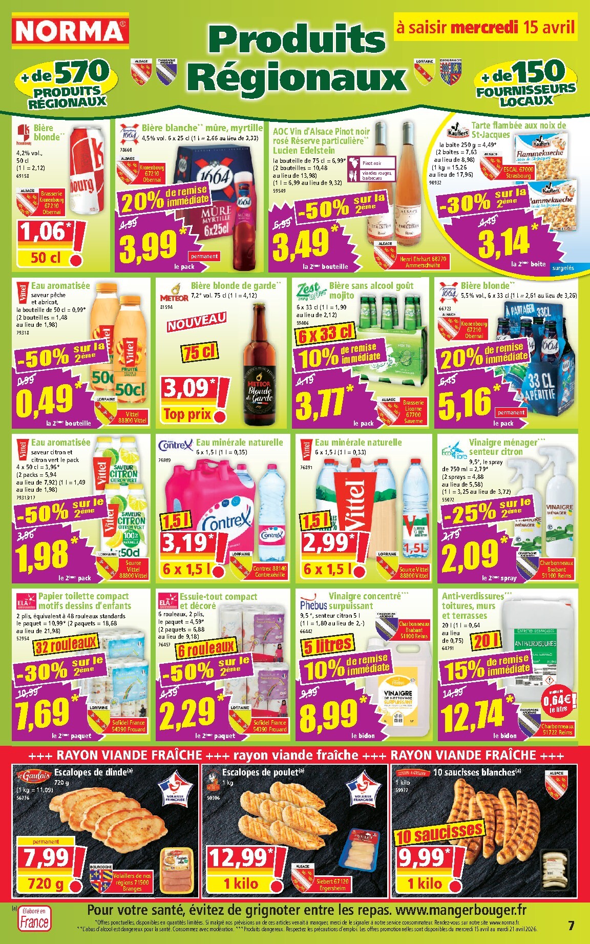 norma - Flyer NORMA pour la semaine prochaine du du mercredi 15/04/2026 au du mardi 21/04/2026 - page: 7
