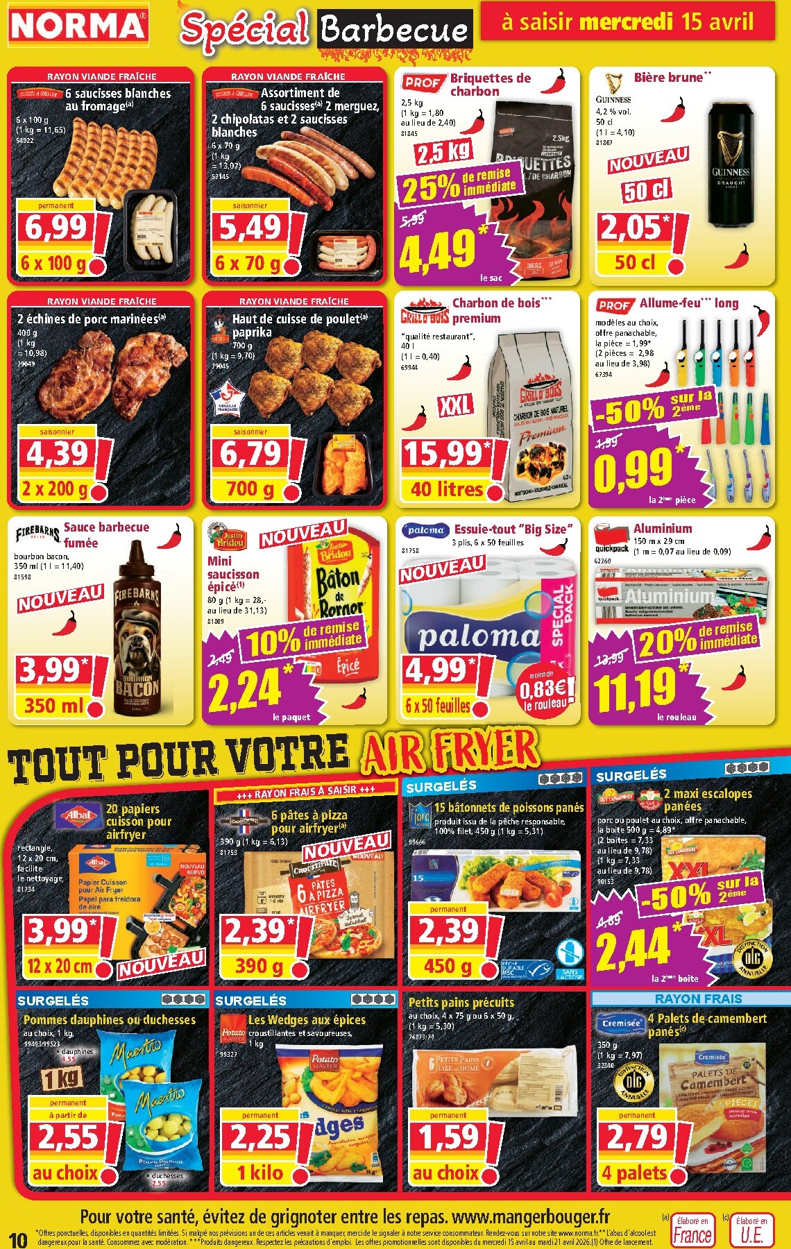 norma - Flyer NORMA pour la semaine prochaine du du mercredi 15/04/2026 au du mardi 21/04/2026 - page: 10
