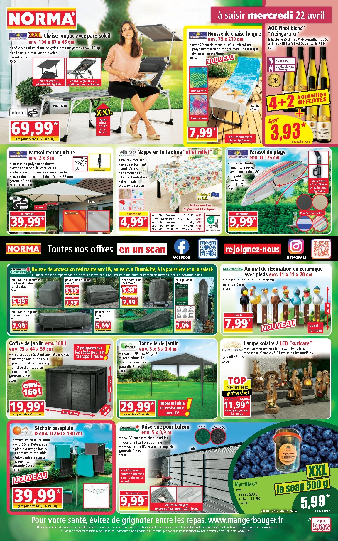 norma - Flyer NORMA pour la semaine prochaine du du mercredi 22/04/2026 au du mardi 28/04/2026