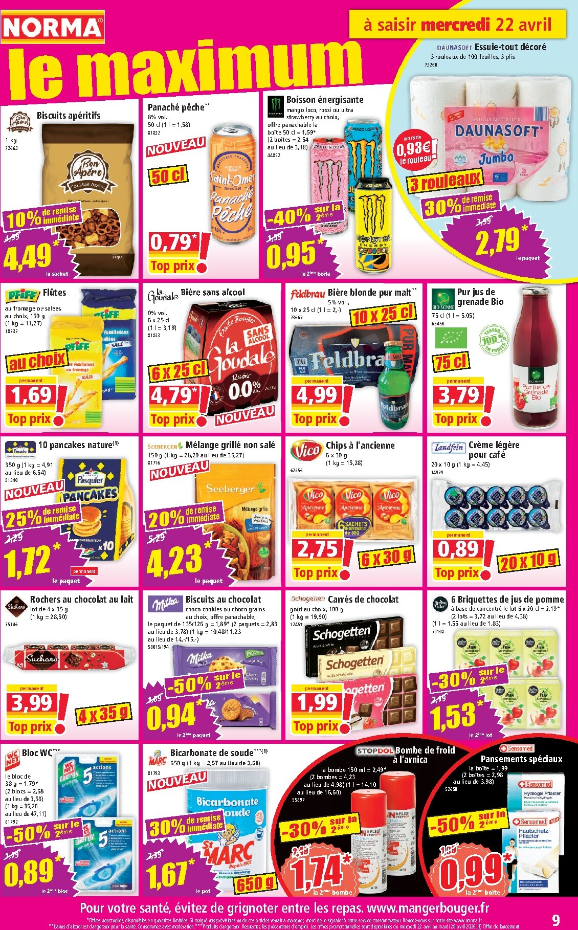 norma - Flyer NORMA pour la semaine prochaine du du mercredi 22/04/2026 au du mardi 28/04/2026 - page: 9