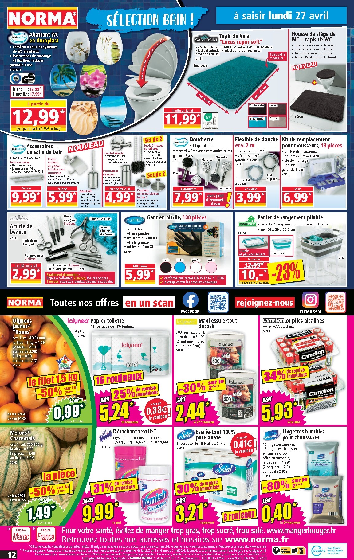 norma - Flyer NORMA pour la semaine prochaine du du mercredi 22/04/2026 au du mardi 28/04/2026 - page: 12