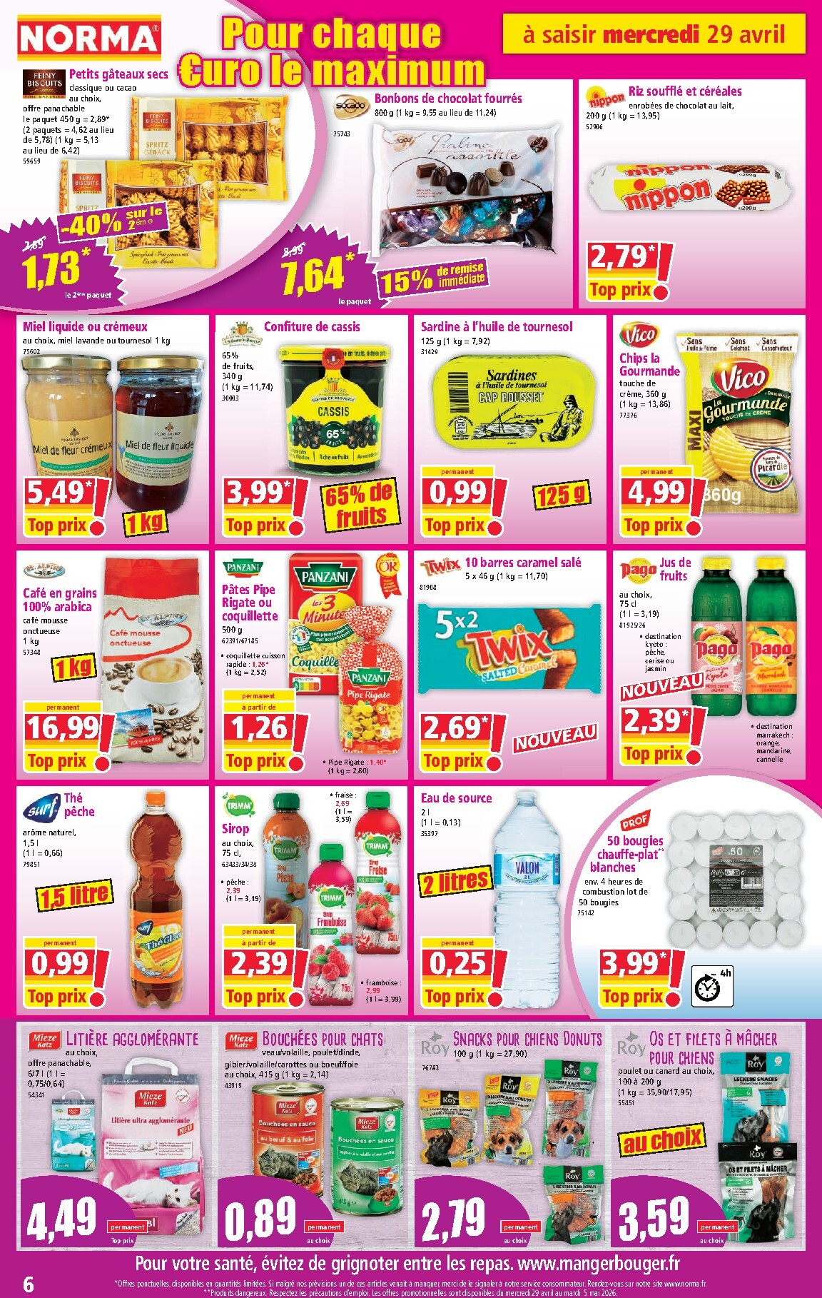 norma - Flyer NORMA pour la semaine prochaine du du mercredi 29/04/2026 au du mardi 05/05/2026 - page: 6