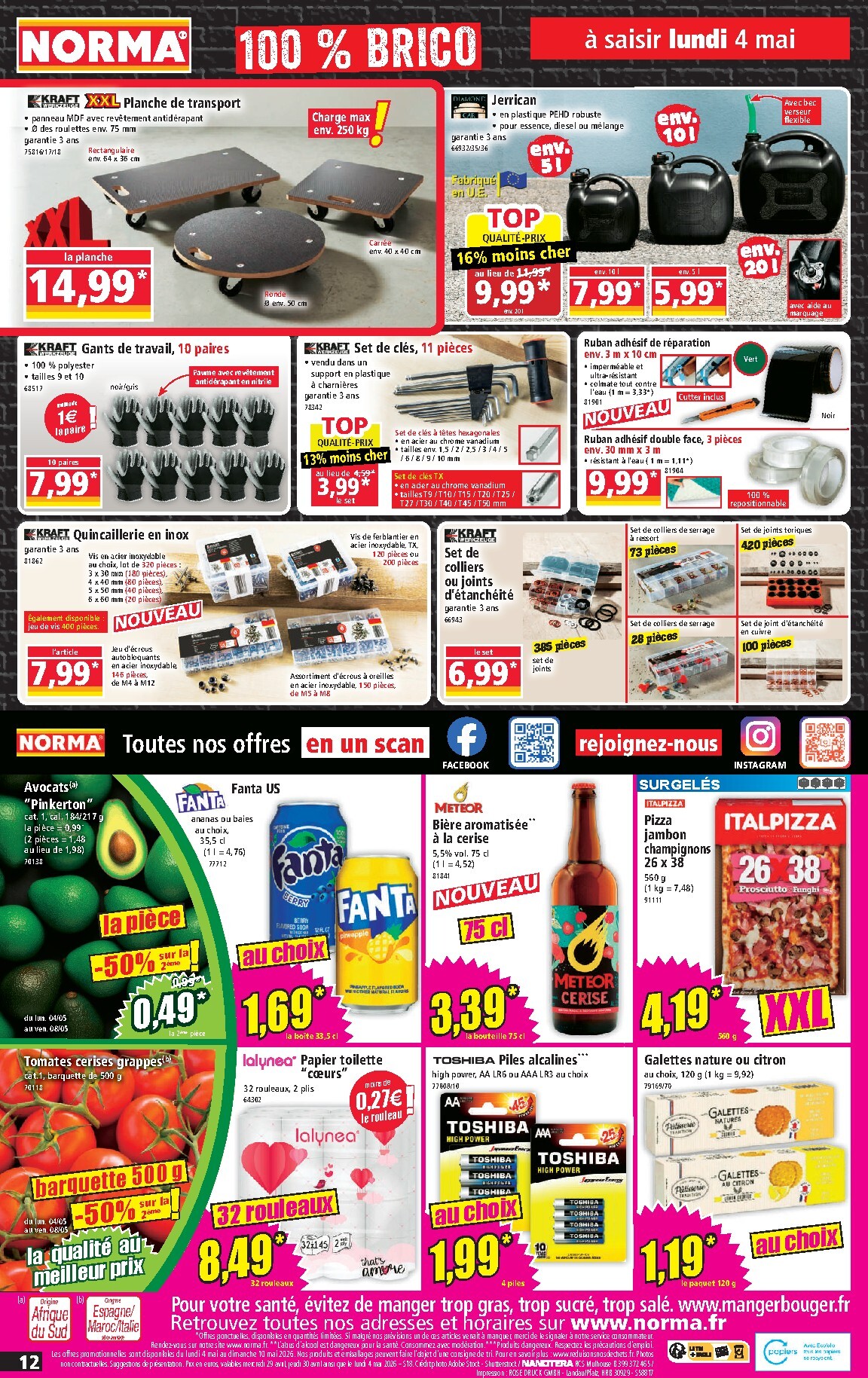 norma - Flyer NORMA pour la semaine prochaine du du mercredi 29/04/2026 au du mardi 05/05/2026 - page: 12