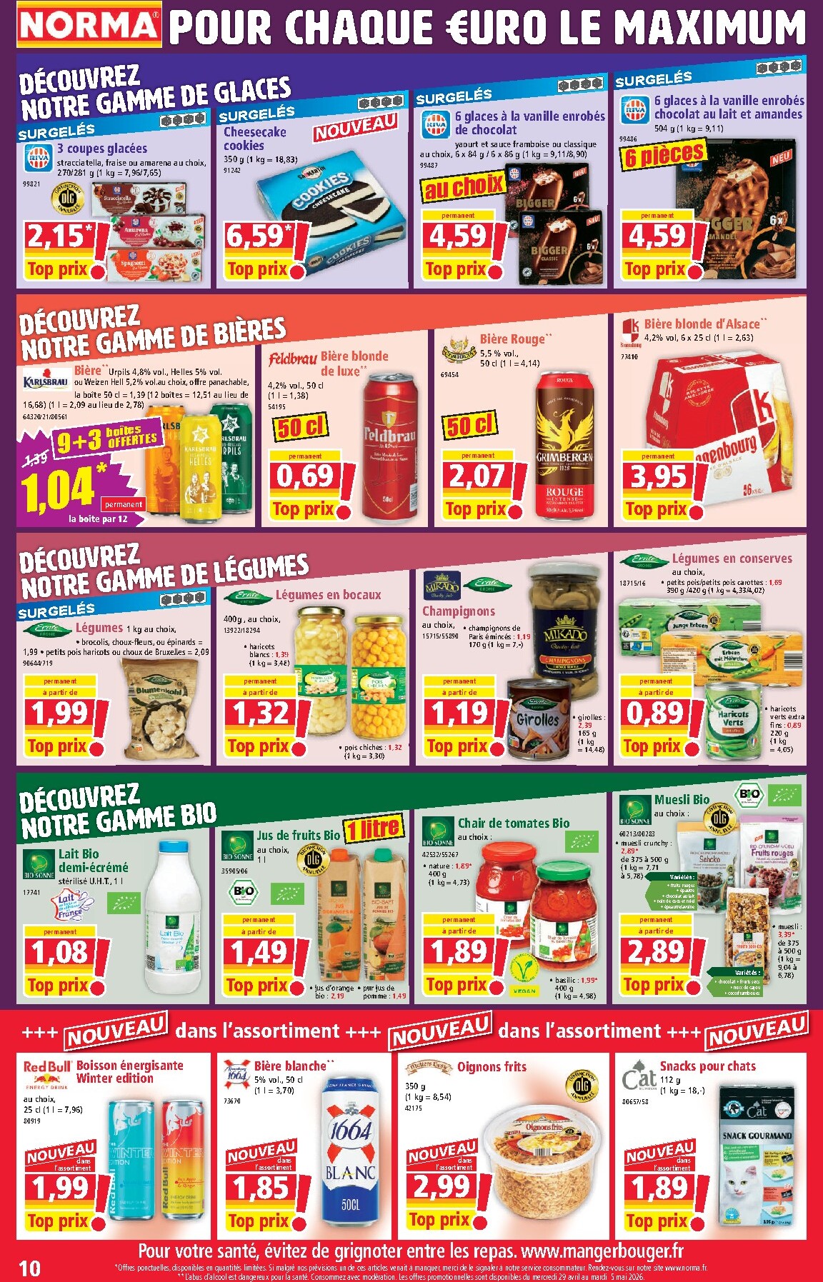 norma - Flyer NORMA pour la semaine prochaine du du mercredi 29/04/2026 au du mardi 05/05/2026 - page: 10