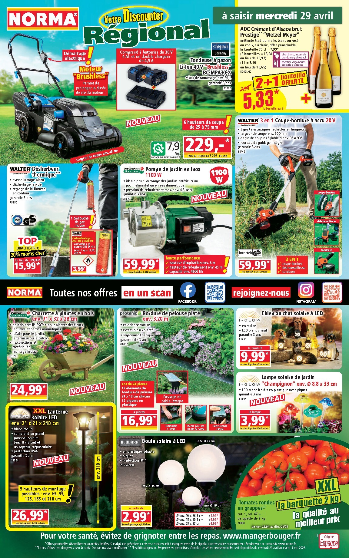 norma - Flyer NORMA pour la semaine prochaine du du mercredi 29/04/2026 au du mardi 05/05/2026 - page: 1