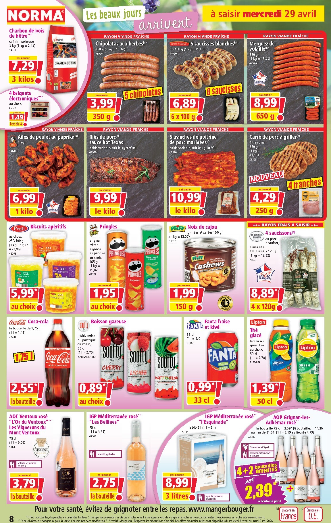 norma - Flyer NORMA pour la semaine prochaine du du mercredi 29/04/2026 au du mardi 05/05/2026 - page: 8