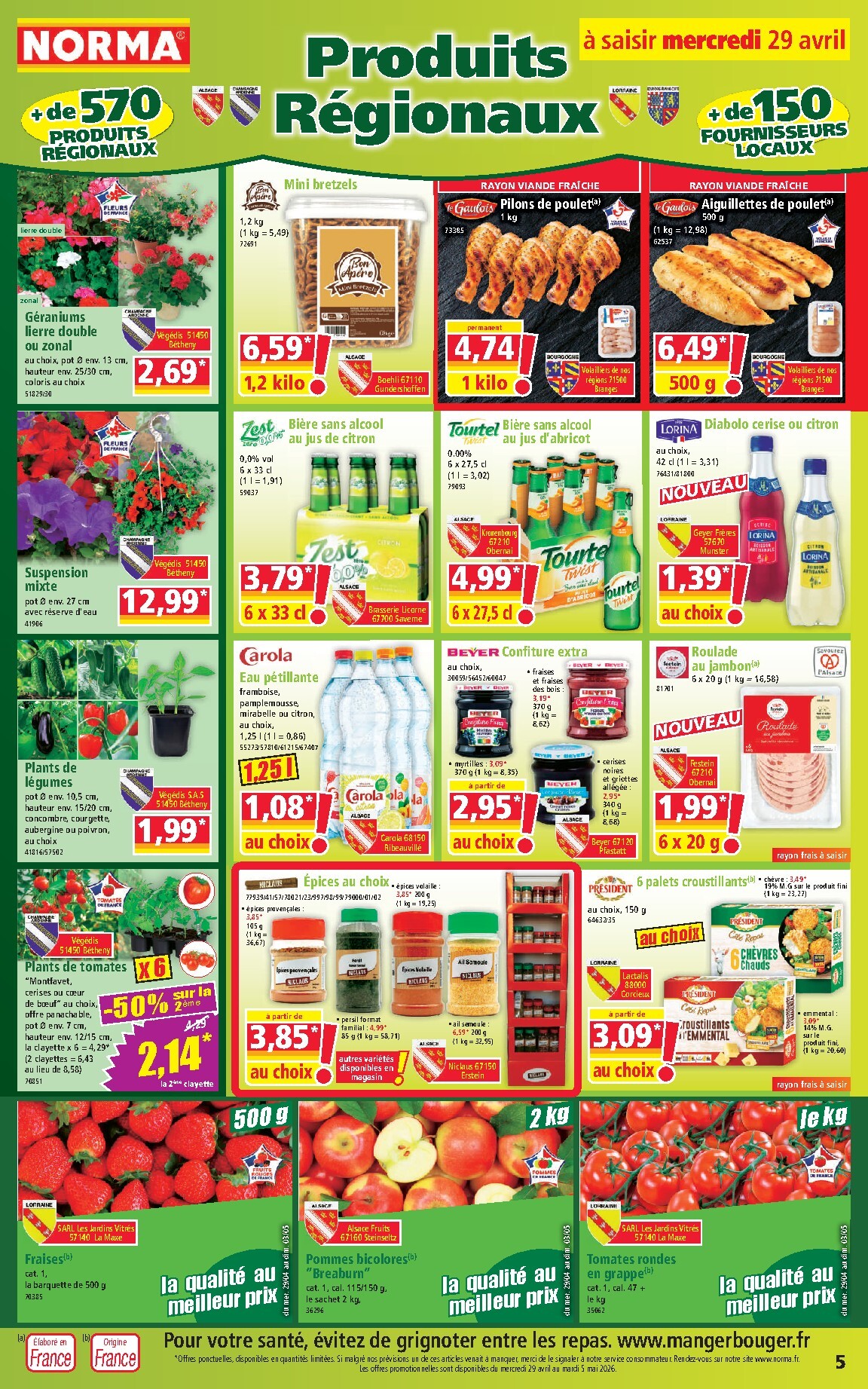 norma - Flyer NORMA pour la semaine prochaine du du mercredi 29/04/2026 au du mardi 05/05/2026 - page: 5