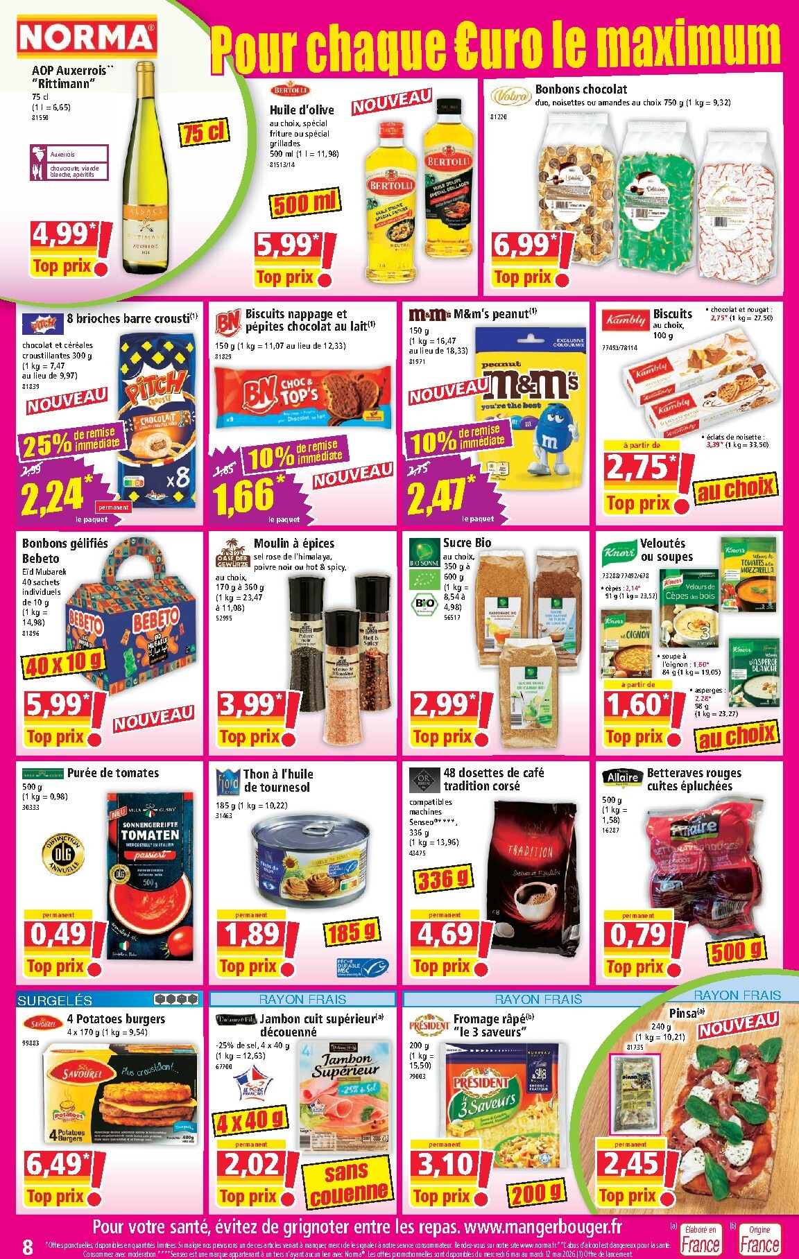norma - Current NORMA leaflet valid from de jeudi 30/04/2026 to du mercredi 06/05/2026 - page: 8