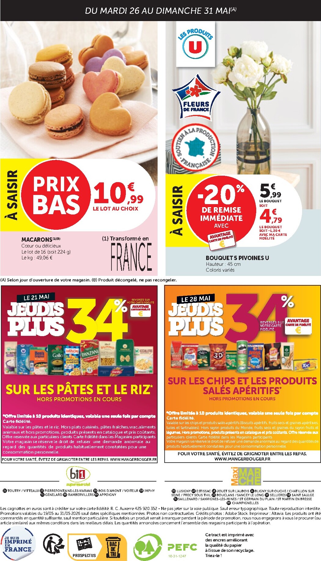 bi1 - Current Bi1 - Supermarché, Maxi Marché leaflet valid from du mardi 19/05/2026 to du dimanche 31/05/2026 - page: 12