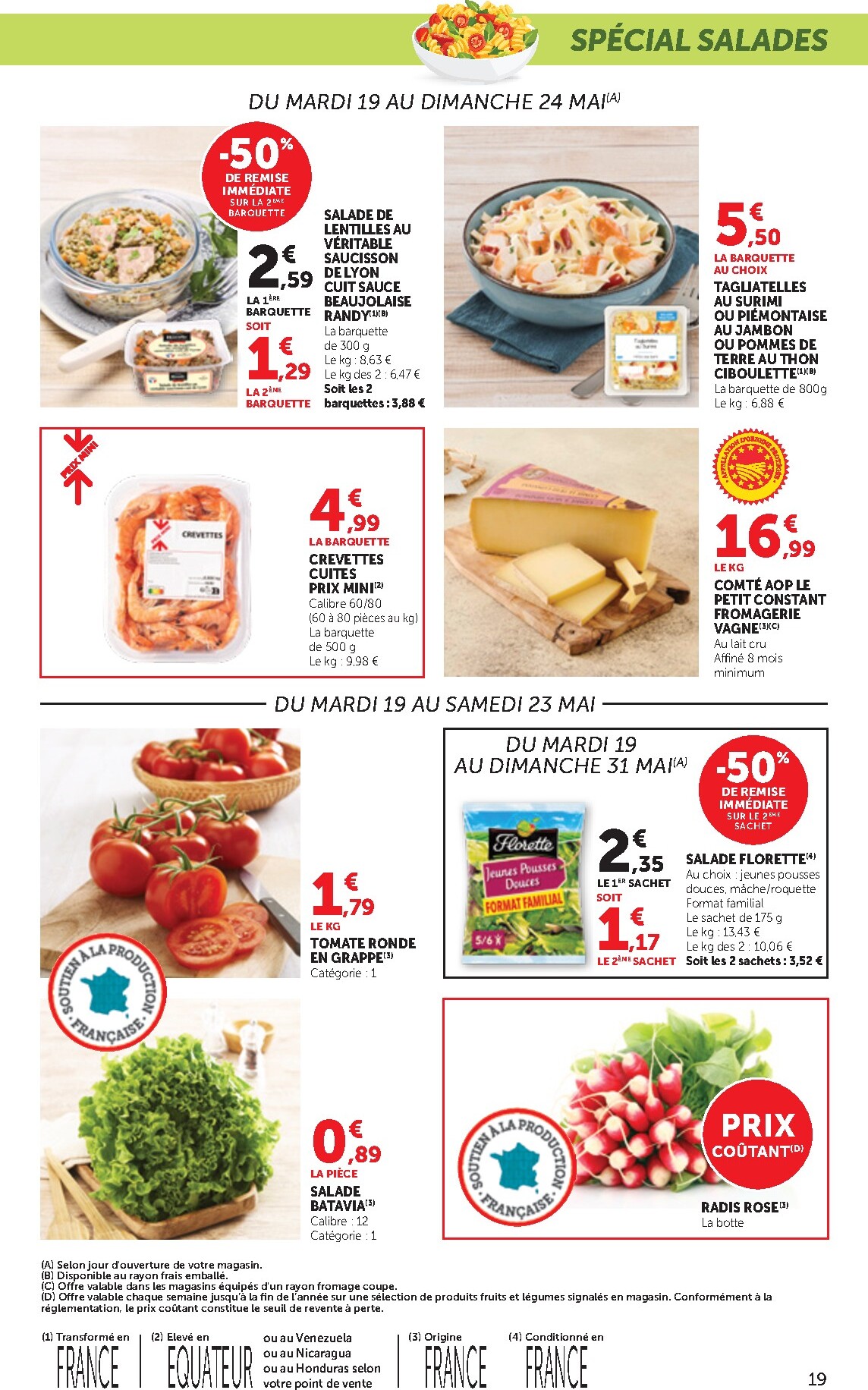 bi1 - Current Bi1 Supermarché leaflet valid from du mardi 19/05/2026 to du dimanche 31/05/2026 - page: 19