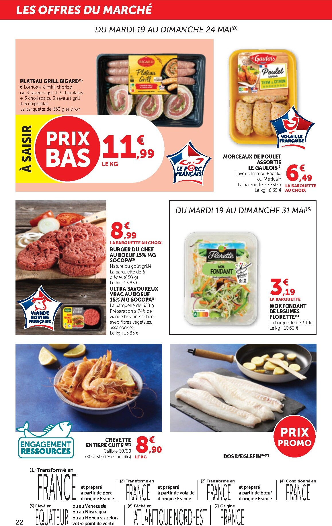 bi1 - Current Bi1 Supermarché leaflet valid from du mardi 19/05/2026 to du dimanche 31/05/2026 - page: 22