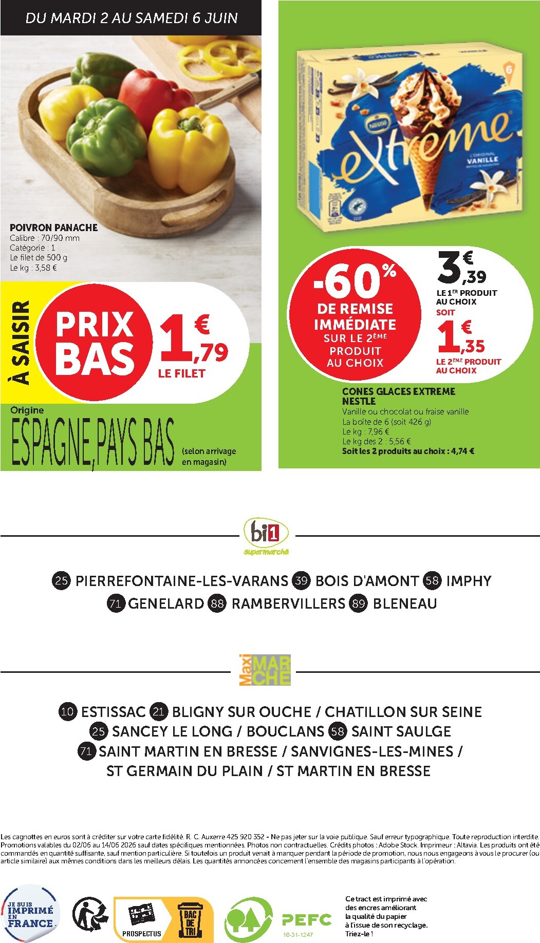 bi1 - Current Bi1 - Supermarché, Maxi Marché leaflet valid from du mardi 02/06/2026 to du dimanche 14/06/2026 - page: 12