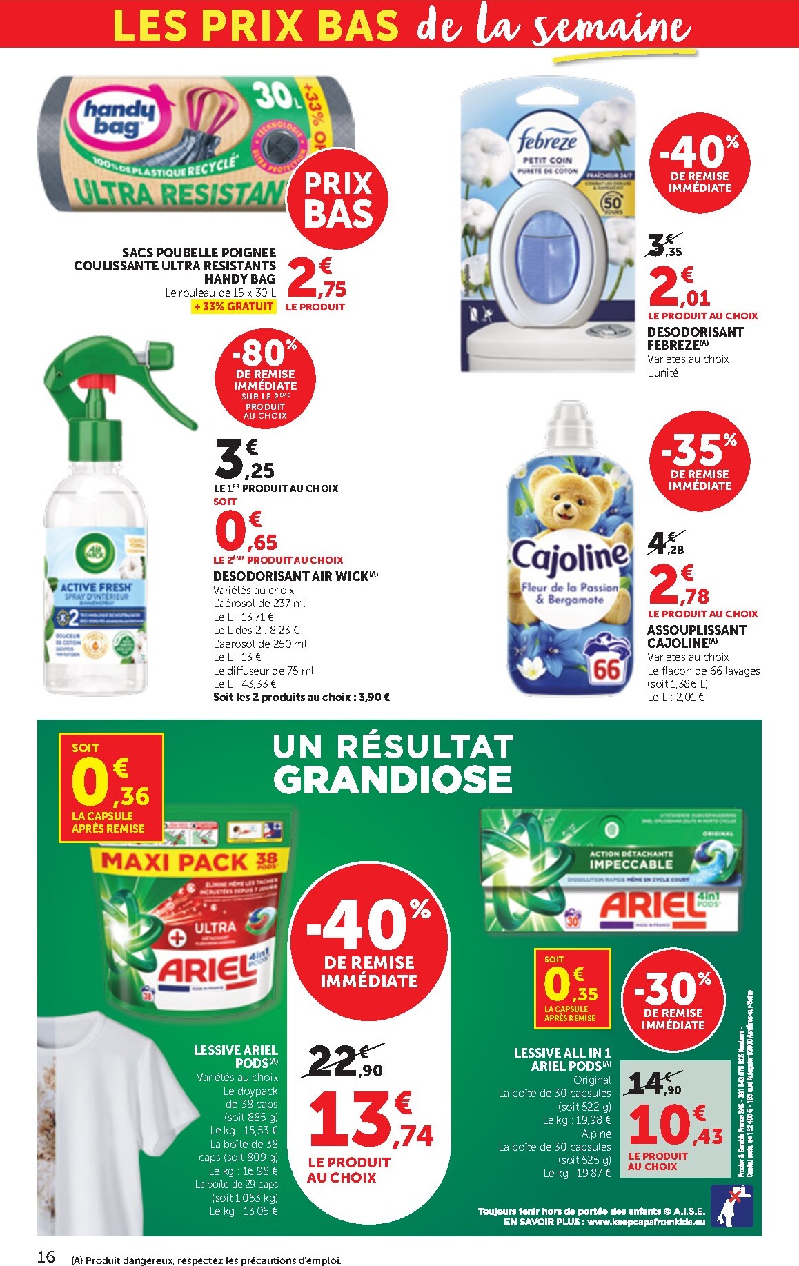 bi1 - Current Bi1 Supermarché leaflet valid from du mardi 02/06/2026 to du dimanche 14/06/2026 - page: 16