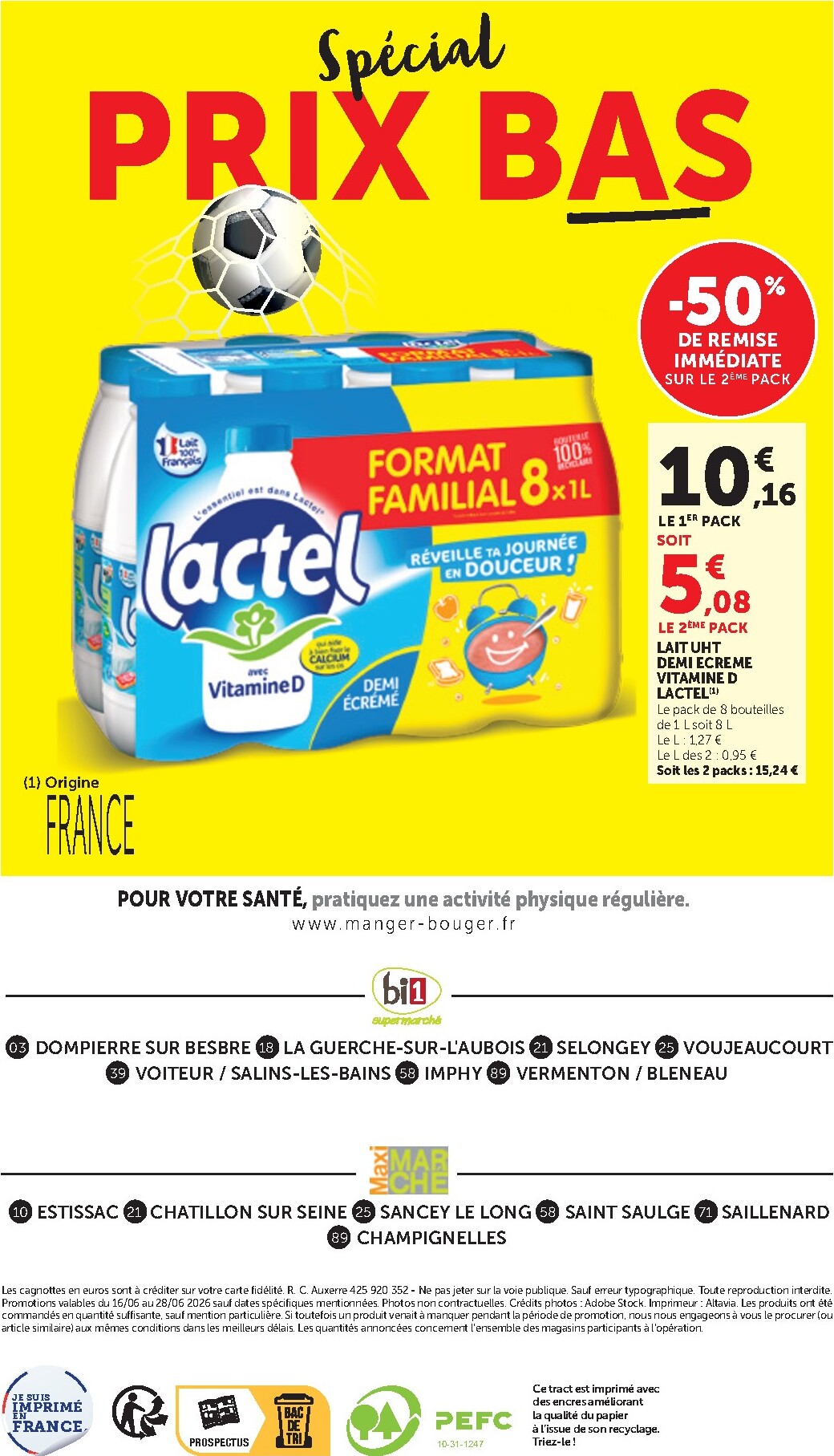 bi1 - Current Bi1 - Supermarché, Maxi Marché leaflet valid from du mardi 16/06/2026 to du dimanche 28/06/2026 - page: 40