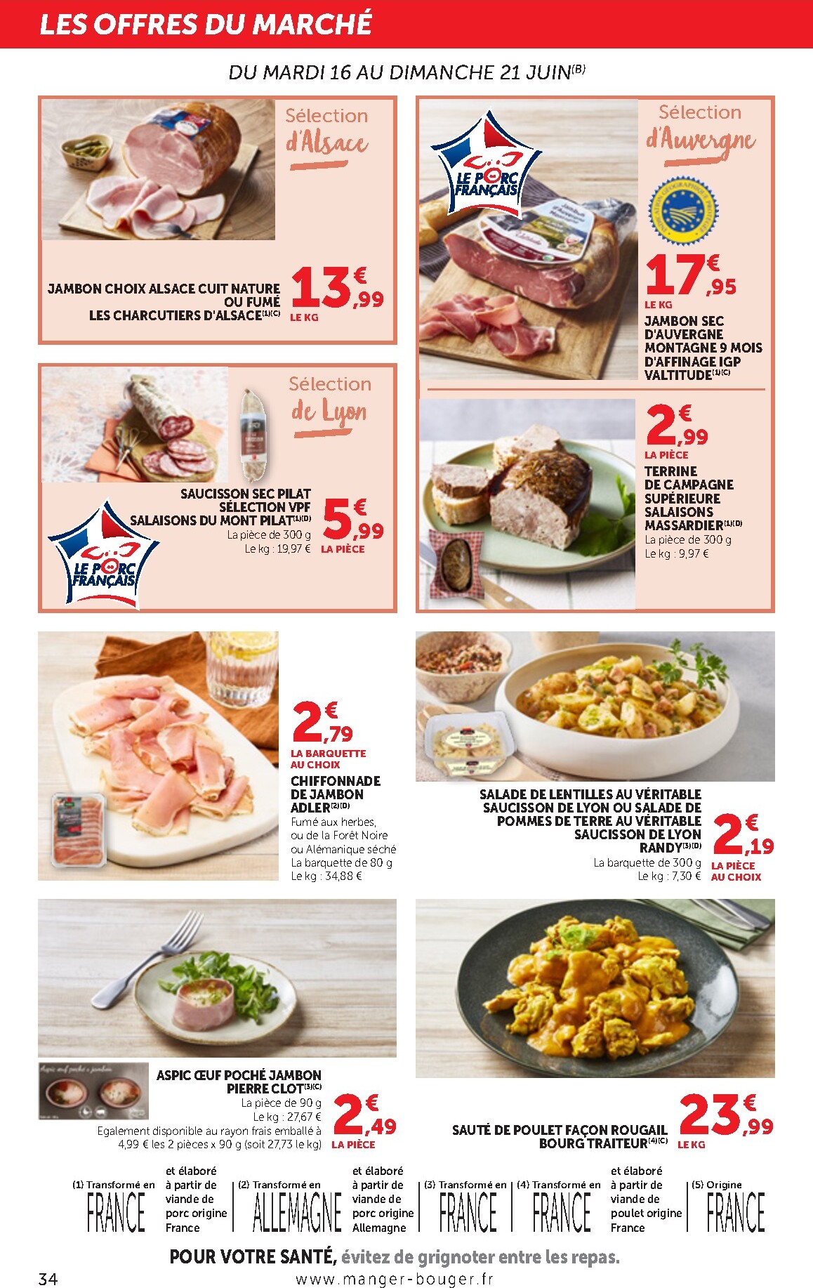 bi1 - Current Bi1 - Supermarché, Maxi Marché leaflet valid from du mardi 16/06/2026 to du dimanche 28/06/2026 - page: 34