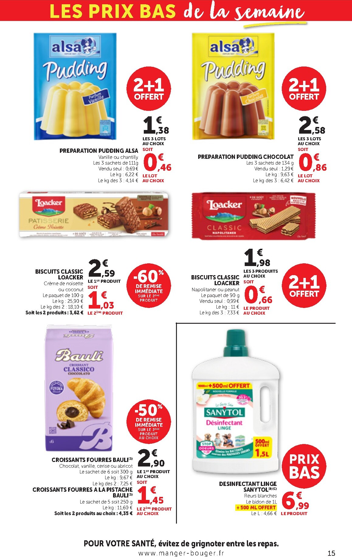 bi1 - Current Bi1 - Supermarché, Maxi Marché leaflet valid from du mardi 07/07/2026 to du dimanche 12/07/2026 - page: 15