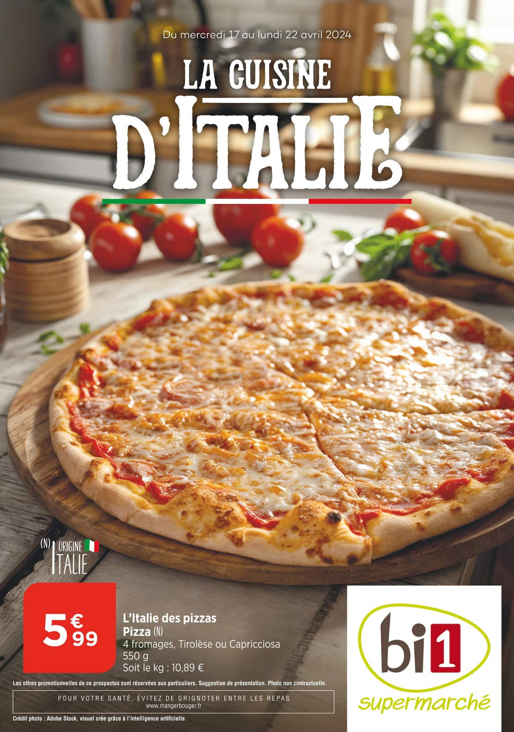 bi1 - Prospectus Bi1 - La Cuisine D'italie actuel 17.04. - 22.04.