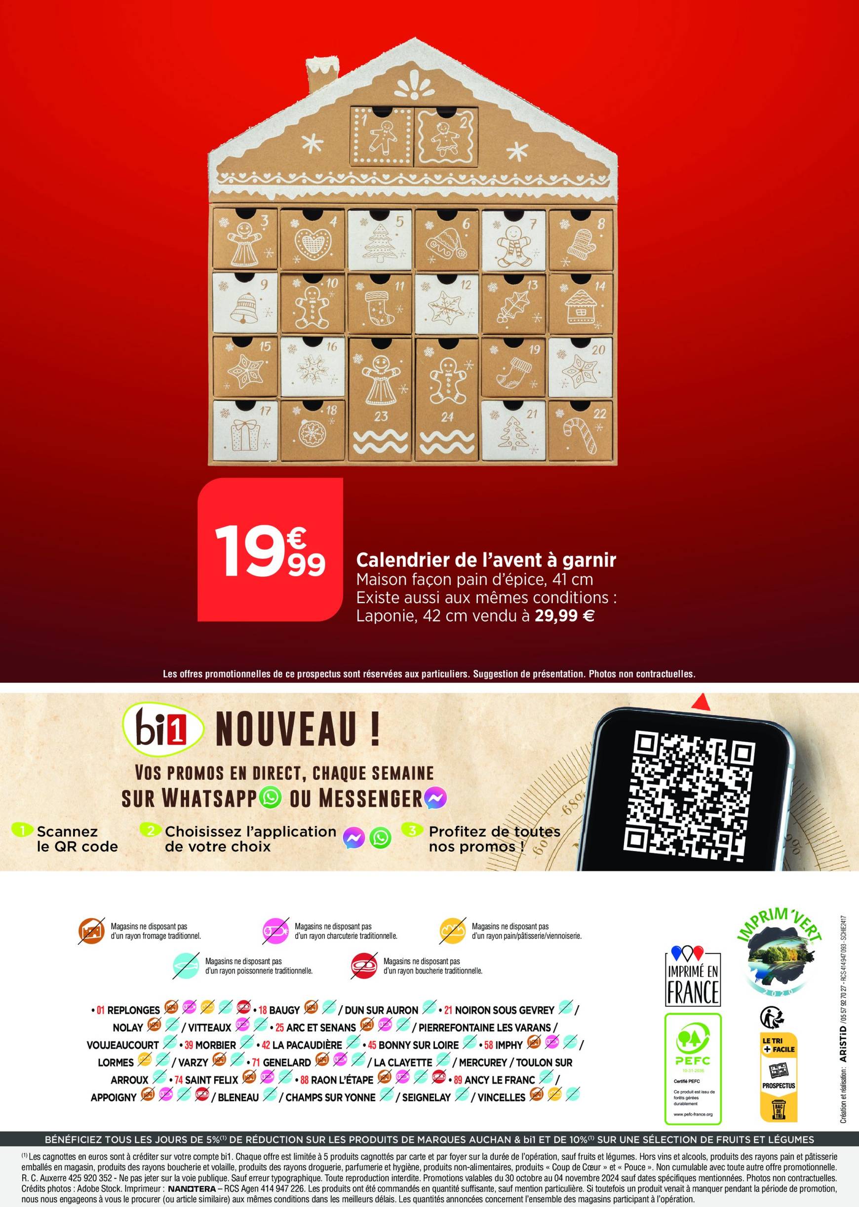 bi1 - Catalogue Bi1 - Top Promos valable dès 30.10. - 04.11. - page: 12