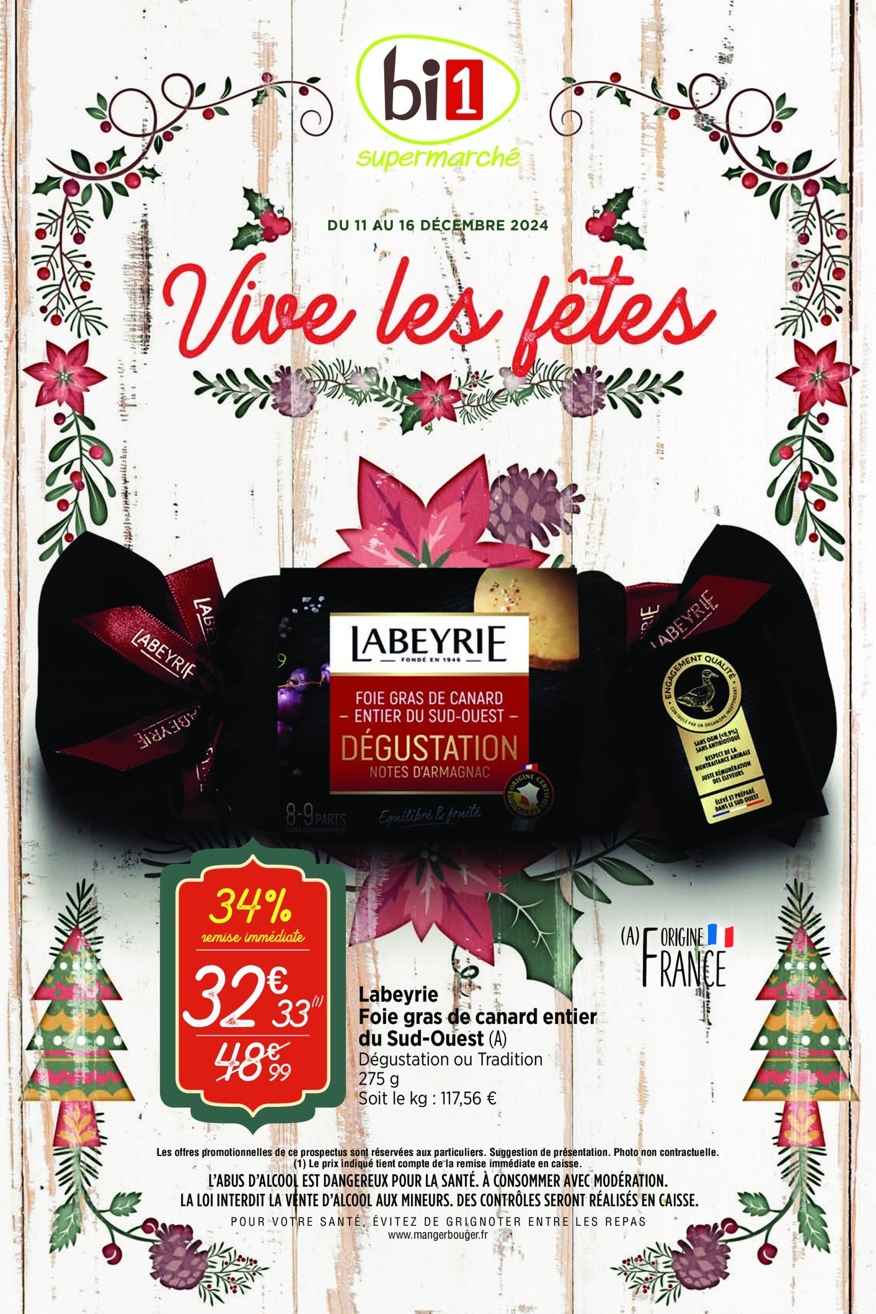 bi1 - Catalogue Bi1 - Vive les fêtes valable dès 11/12 - 16/12