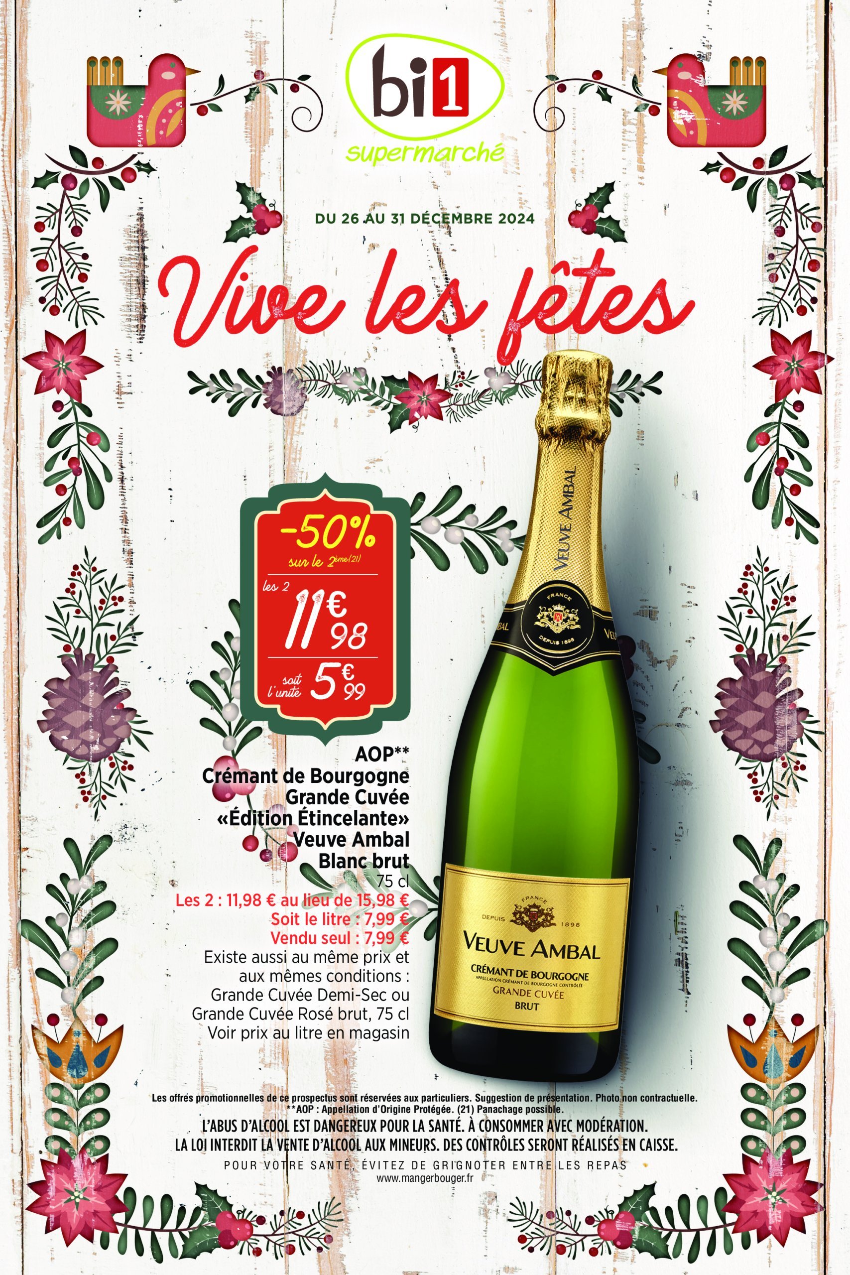 bi1 - Catalogue Bi1 - Vive les fêtes valable dès 26/12 - 31/12