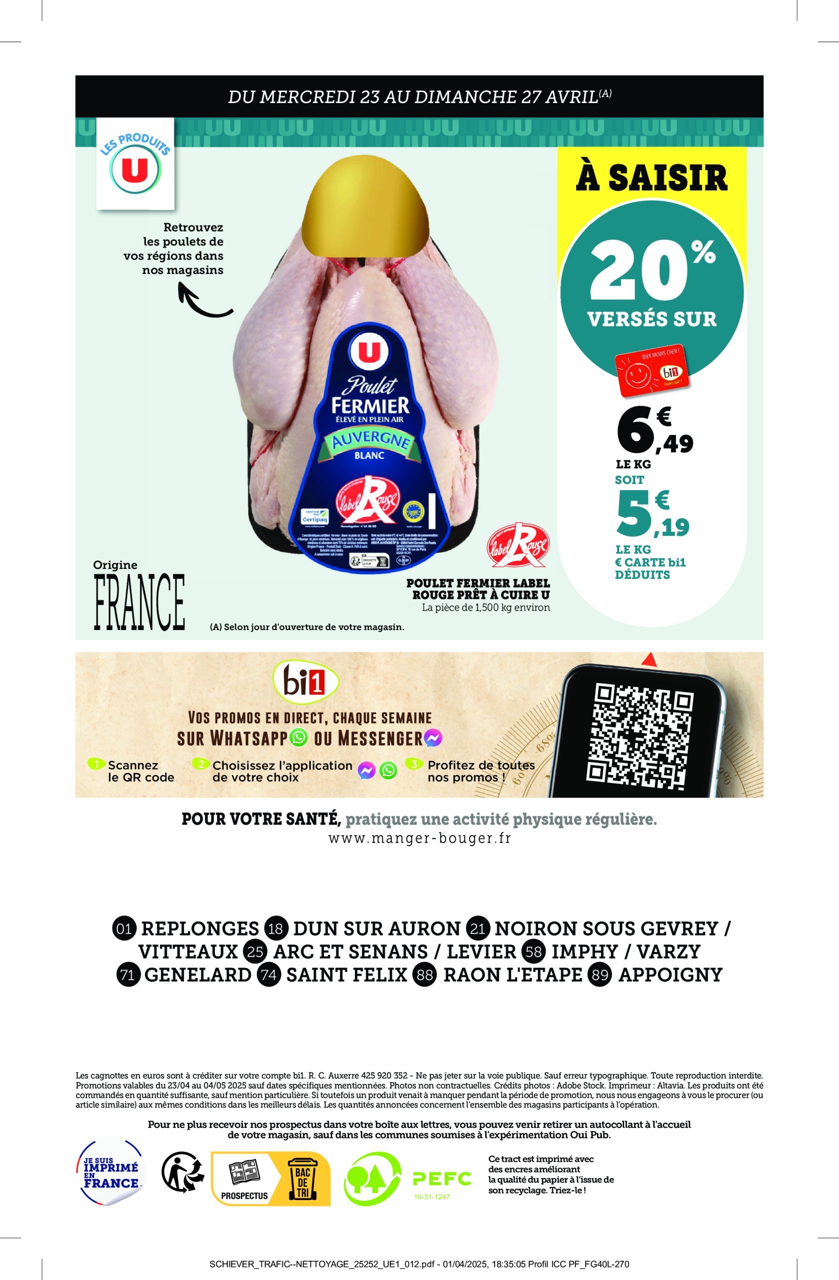bi1 - Catalogue Bi1 valable dès 23/04 - 04/05 - page: 12